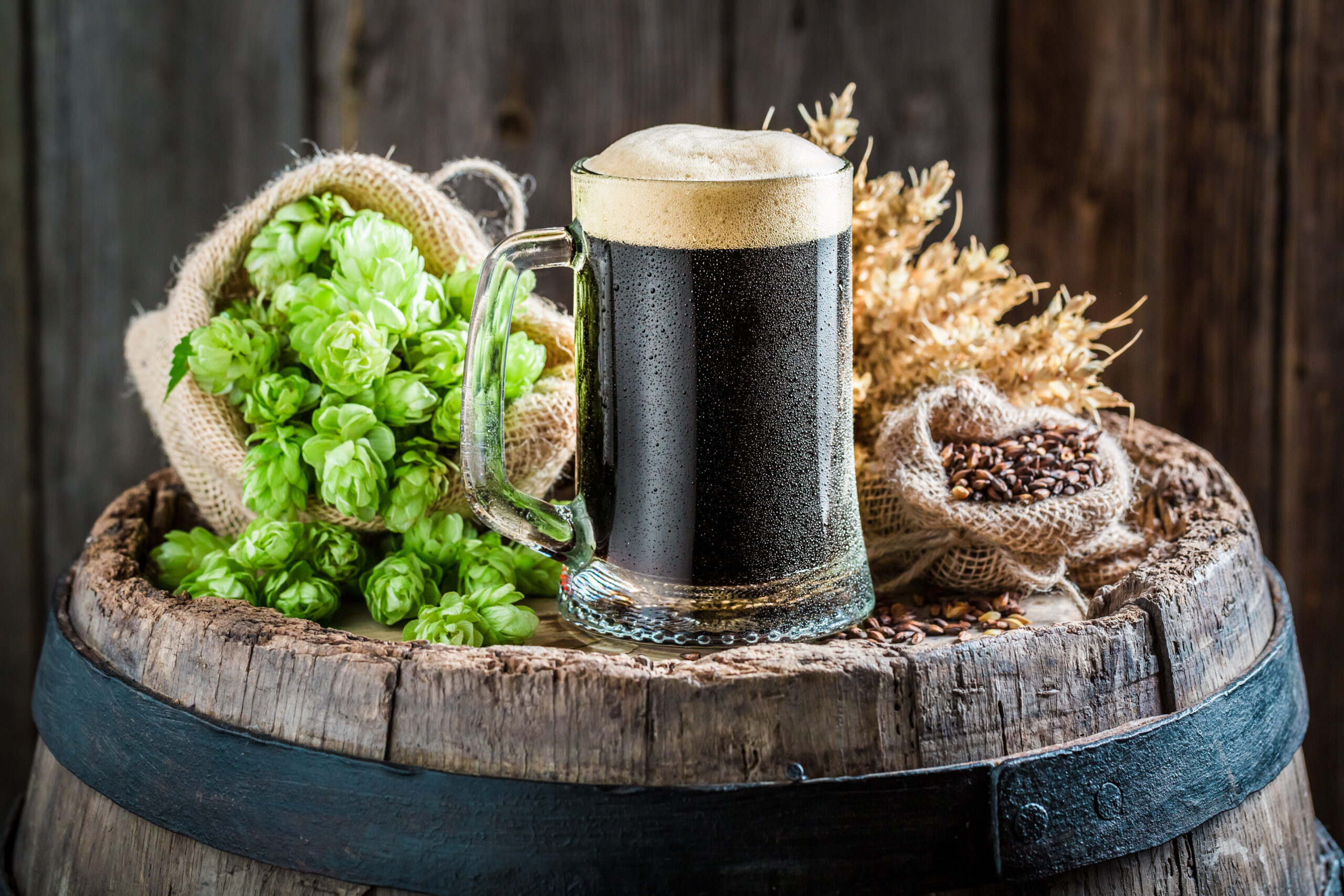 how does stout get its color
