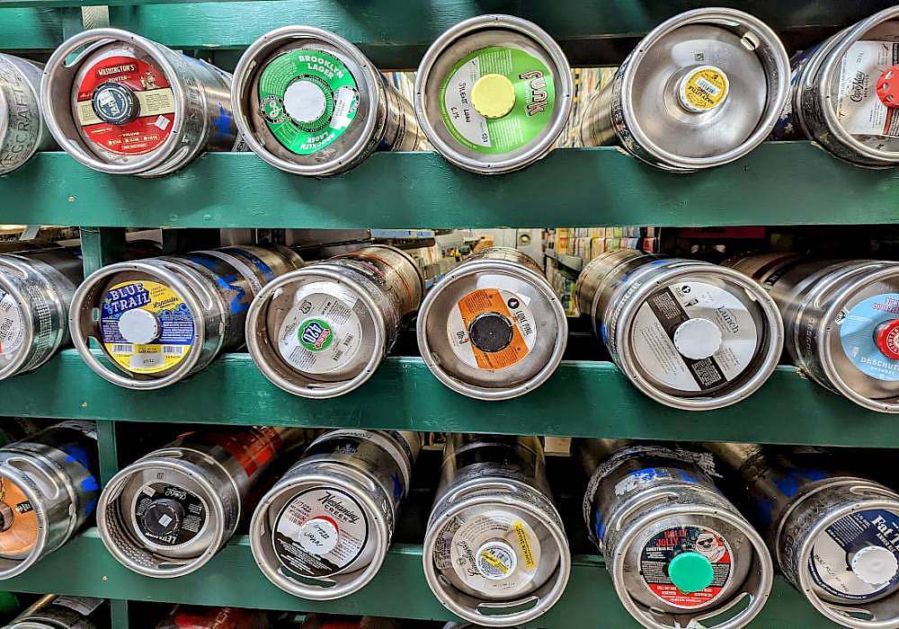 Best Place to Buy a Keg in Bucks County Best Place to Buy a Keg in Bucks County | Many cans of beer are lined up on a shelf.